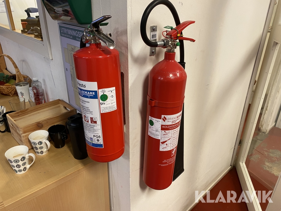 Brandsläckare 8 st