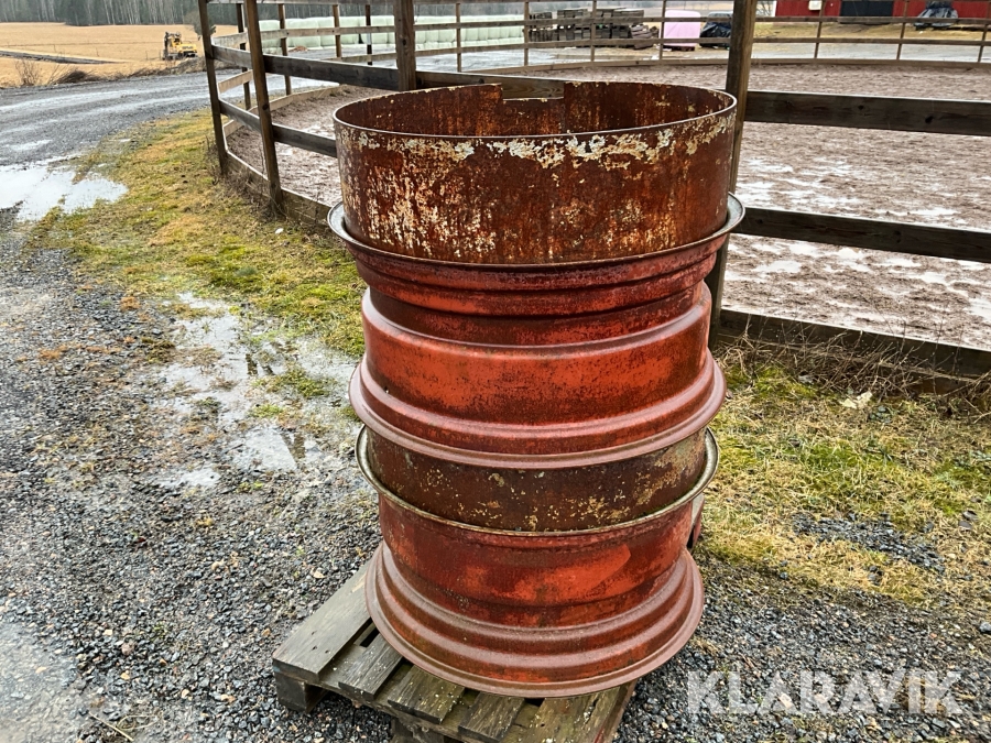 Fälgar till dubbelmontage 34” 2st