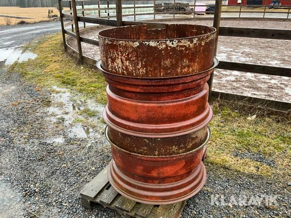 Fälgar till dubbelmontage 34” 2st