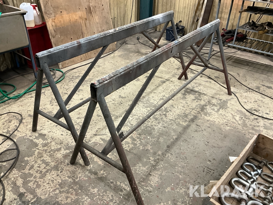 Pallbockar stål 2st