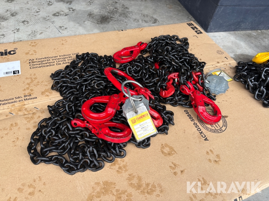 Lyftkättingar 2 parts 1600 kg