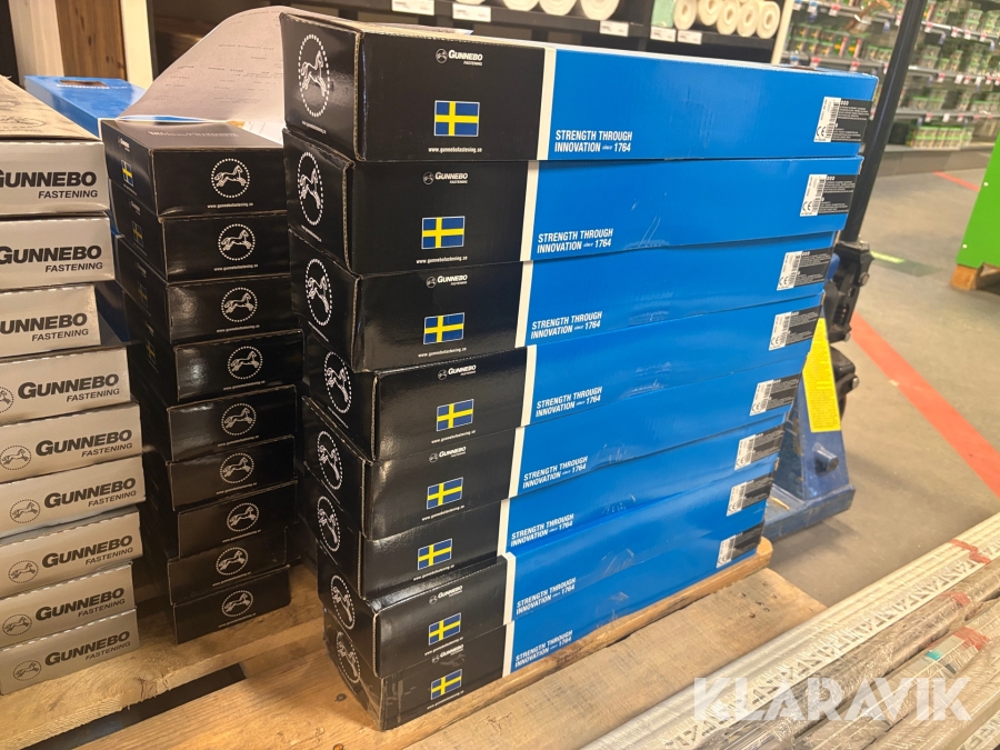 Parti bandad Gipsskruv och spånskiveskruv Gunnebo