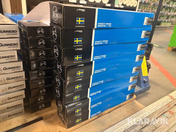 Parti bandad Gipsskruv och spånskiveskruv Gunnebo