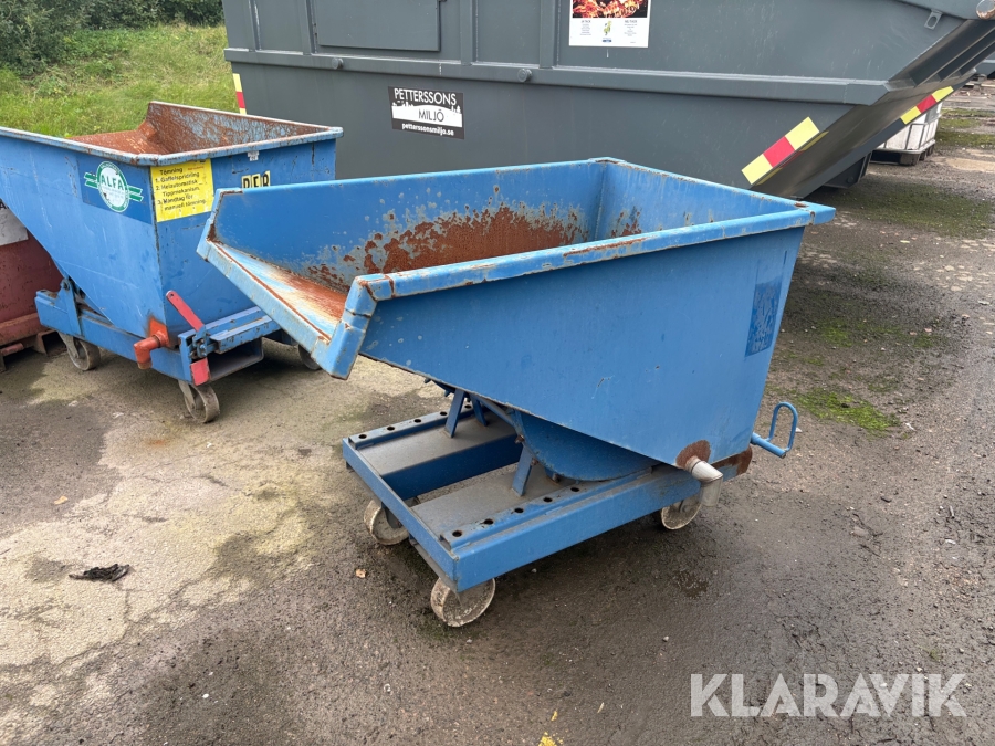 Tippcontainer på hjul
