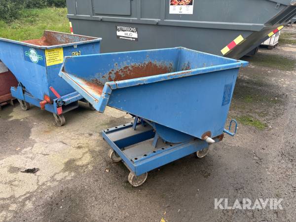 Tippcontainer på hjul