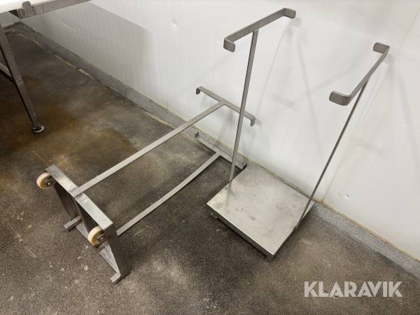 Sopsäckshållare i rostfritt