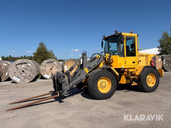 Hjullastare Volvo L50E med hydrauliska pallgafflar