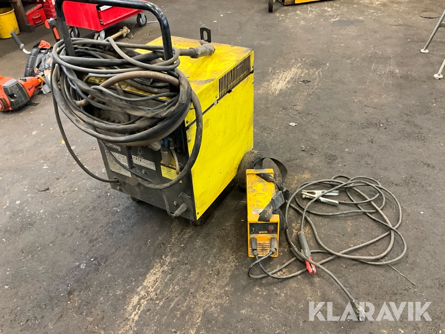 Svets och plasmaskärare Weco Och ESAB Discovery 140 och LPC 50