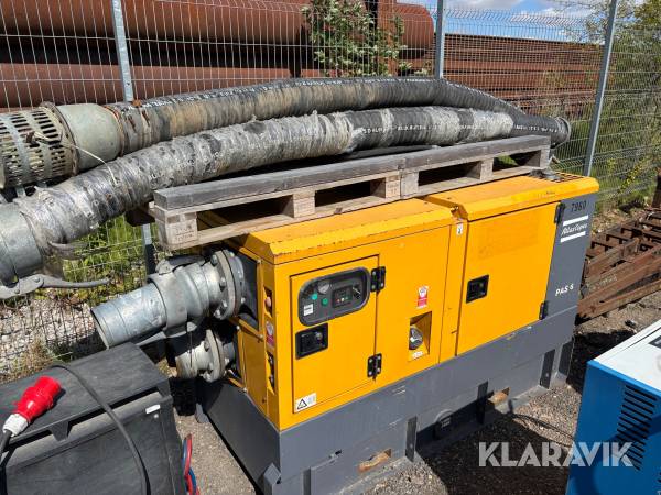 Vattenpump dieseldriven Atlas Copco PAS 6