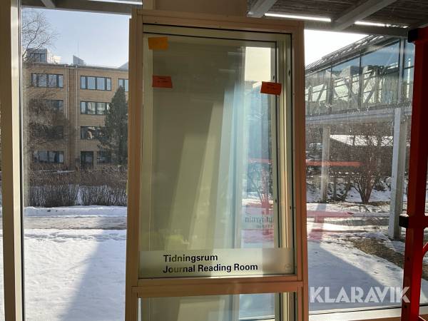 Glaspartier Dooria 2 st brandskyddsklassade