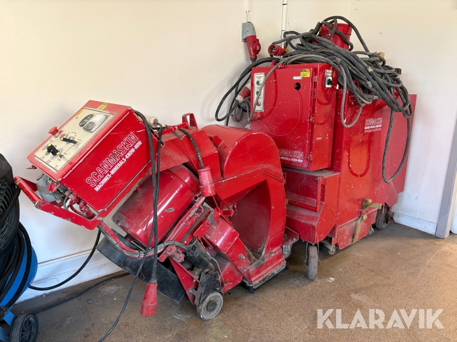 Blästringsmaskin scanmaskin