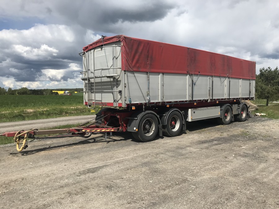 Spannmålssläp / Tippsläp ORY 4-axlat