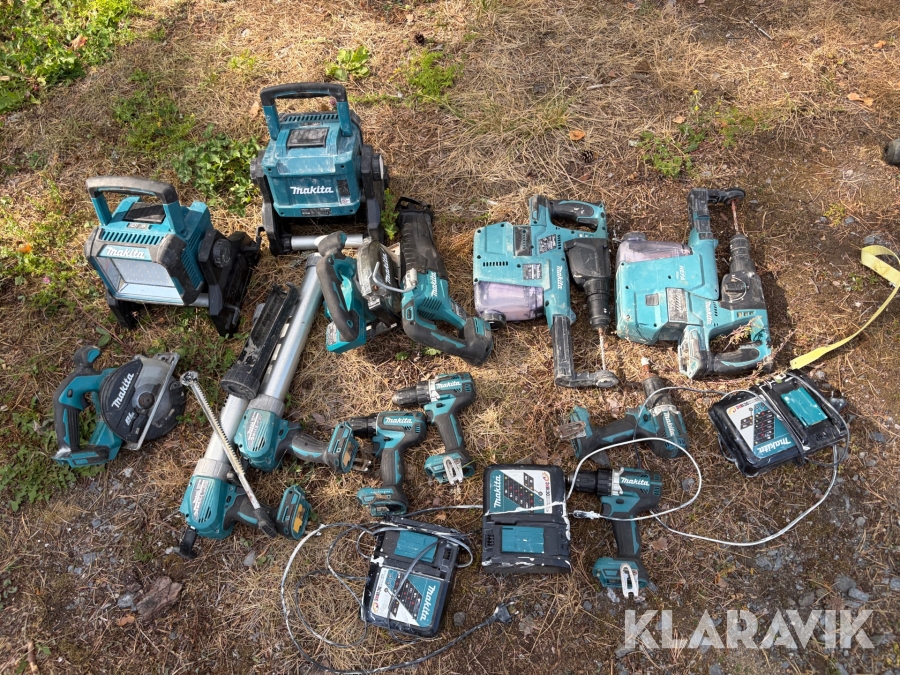 Parti med Makita verktyg