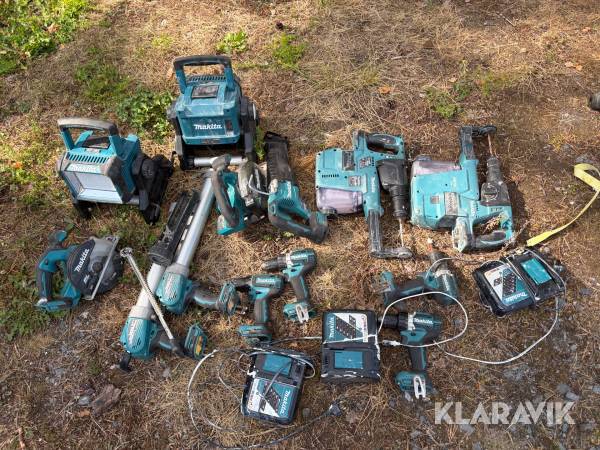 Parti med Makita verktyg