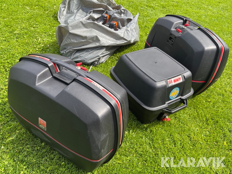 Packväskor 3 st Givi Beauty och Monkey till MC