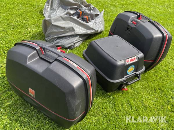 Packväskor 3 st Givi Beauty och Monkey till MC