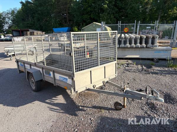 Släpkärra med galler Rekotrailer FE 3137