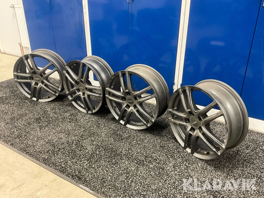 Aluminiumfälgar Dezent TZ grap 17-tum 5/112 4st (nya)