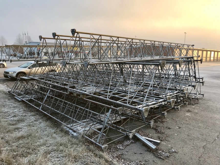 Fackverksmast 22,5 meter / 6 stycken