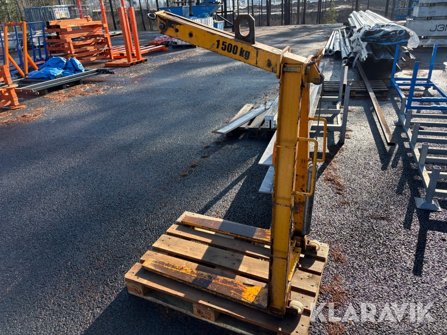 Pallgaffel till kranbil Bedsab 1600 kg