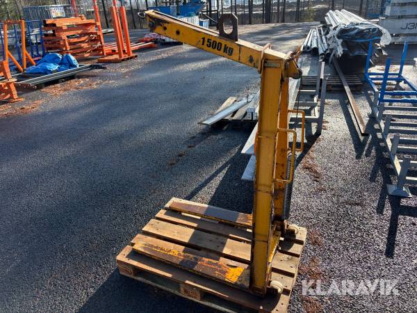Pallgaffel till kranbil Bedsab 1600 kg