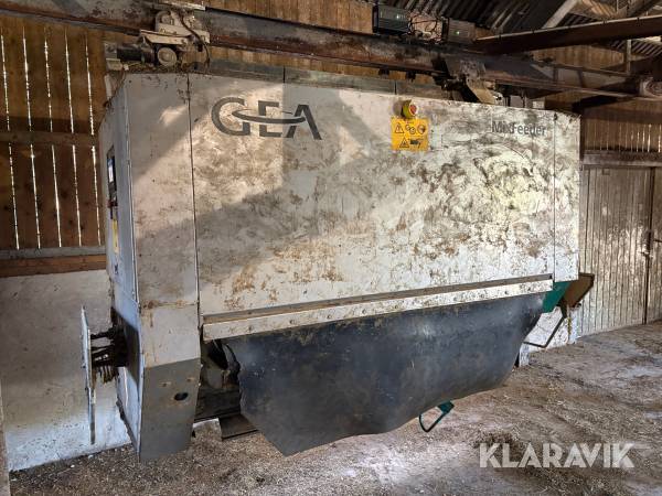 Rälshängd fodervagn Mullerup Gea Mixfeeder WIC