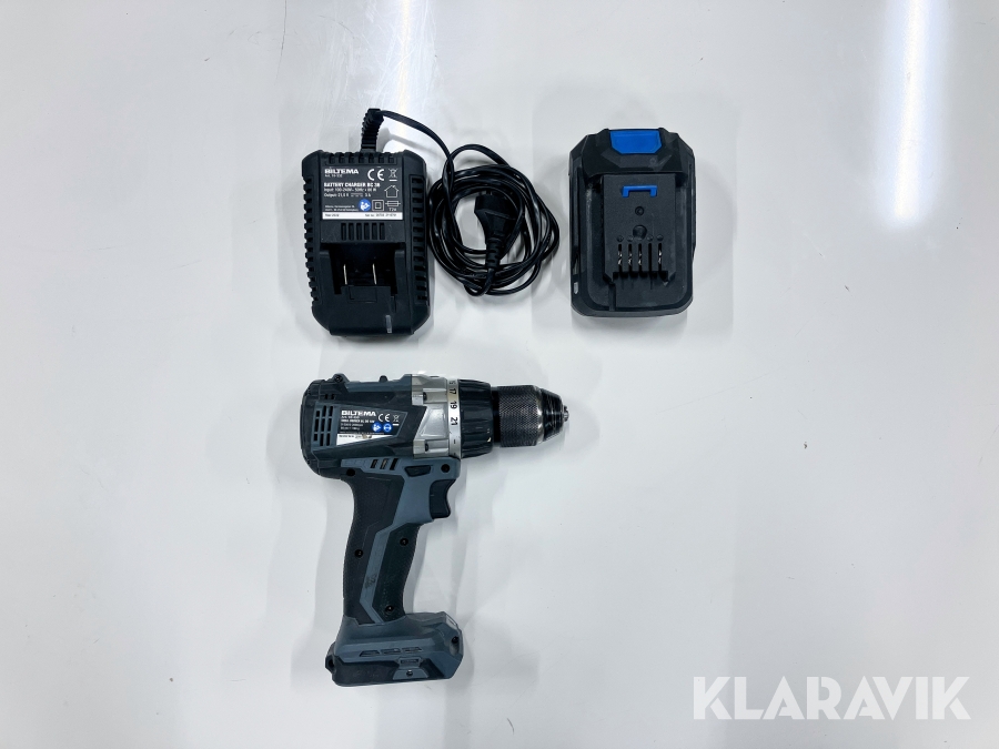 Skruvdragare med laddare Biltema BL DD 18V
