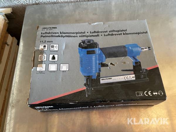 Luftdriven klammerpistol Biltema