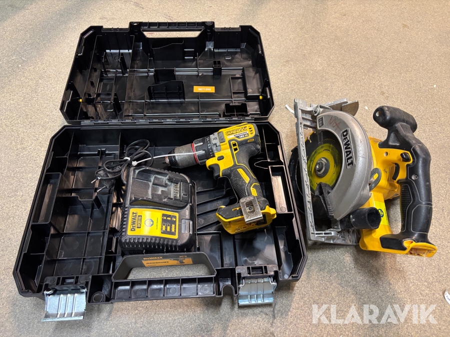Skruvdragare & Cirkelsåg DeWalt DCD 791 & DCS 391