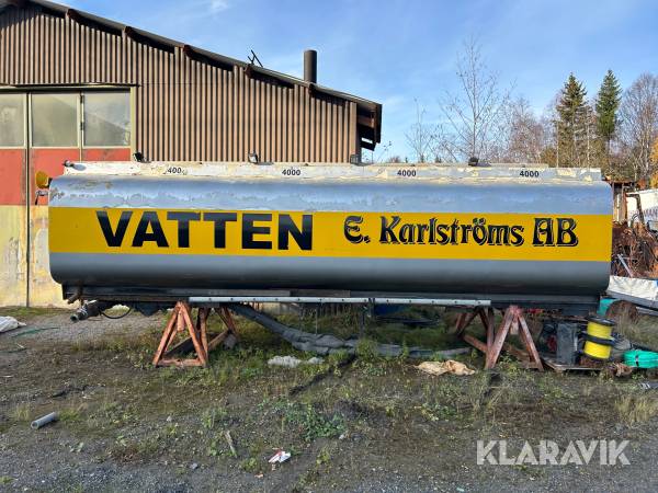 Vattentank Aluminium 16 m3
