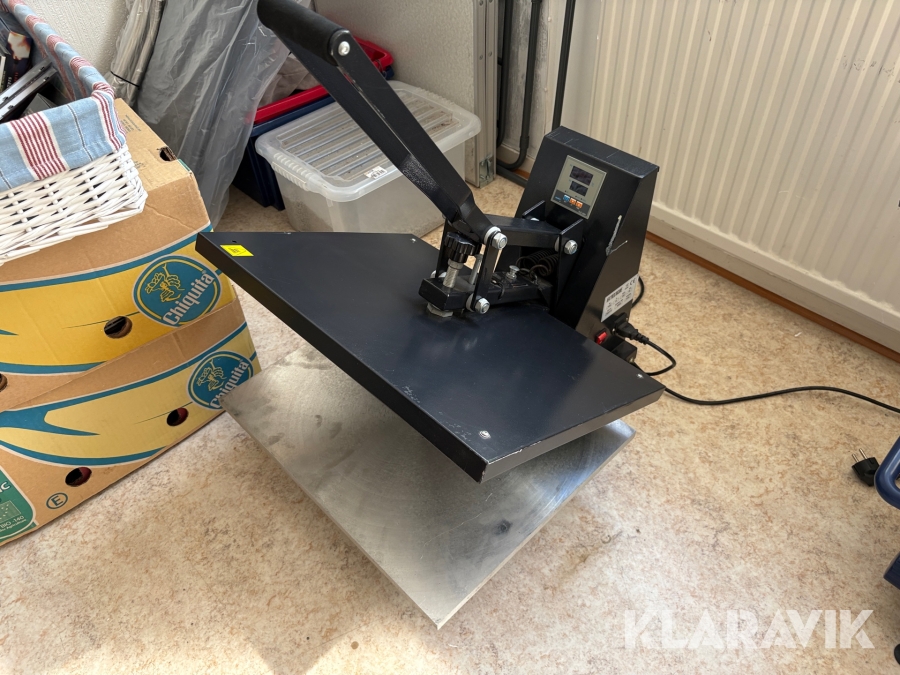 Värmepressmaskim HeatPress HP450 för tröjor och mugg-press maskin MP160