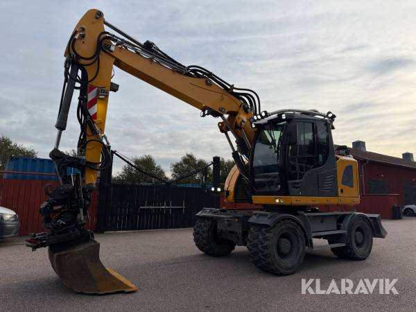 Grävmaskin Liebherr A 914 Compact Litronic med rotator med grip & 3 redskap