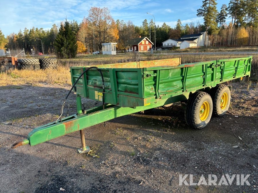 Tippkärra Bredöls Traktorvagnar 8ST med förhöjningslämmar