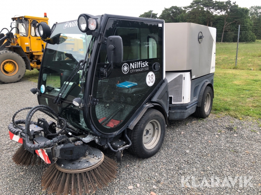 Sopmaskin Nilfisk  City ranger 3500 med tillbehör