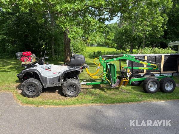 ATV TGB 520 Blade med Timmervagn Kellfri