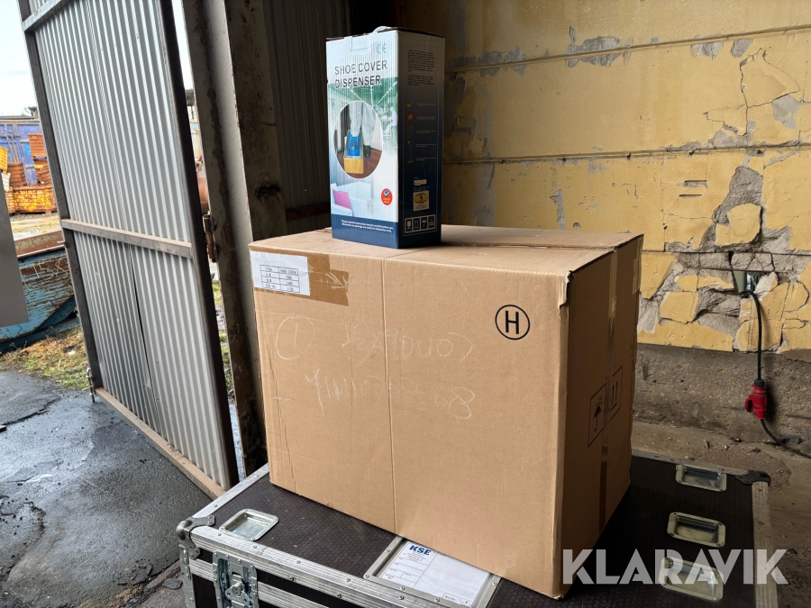 Skoskydd - Med tillhörande skoskyddsdispenser