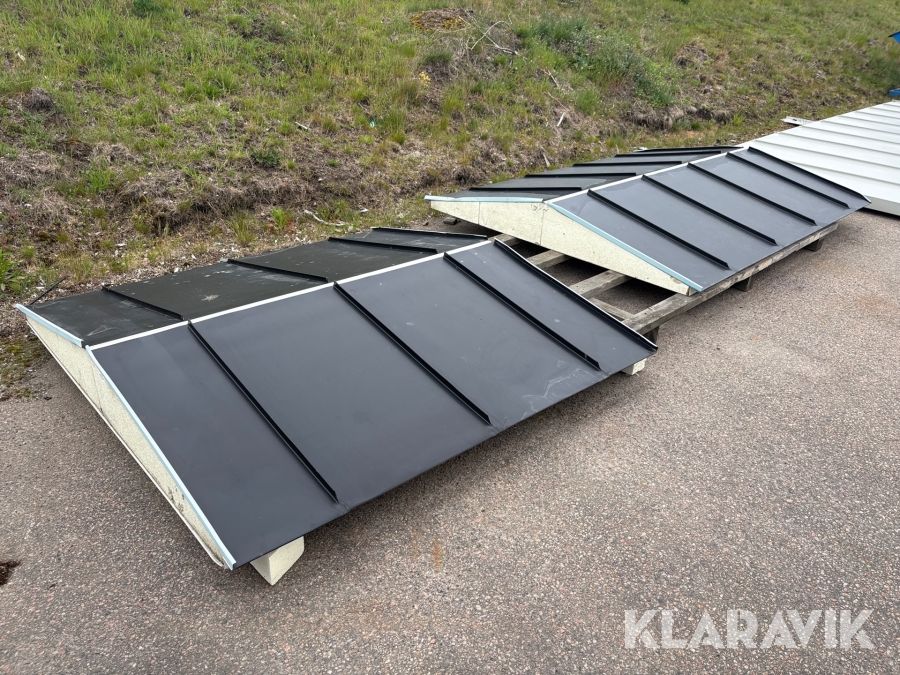 Bandtäckt sadeltak 1 + 1