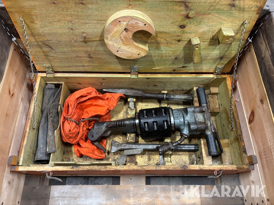 Luftdriven bilmaskin Ingersoll Rand (IR) med tillbehör