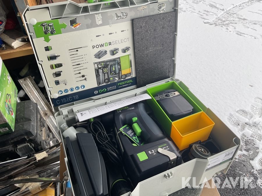 Skruvdragare Festool C18 Li 5,2 Set