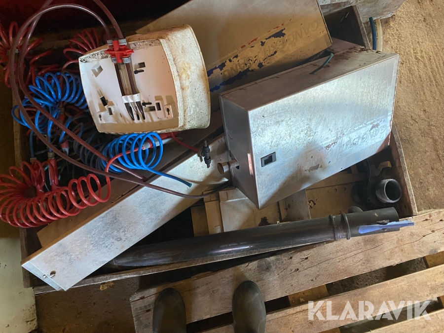 Sprayutrustning till Mjölkgrop Blue Diamond dubbel tia