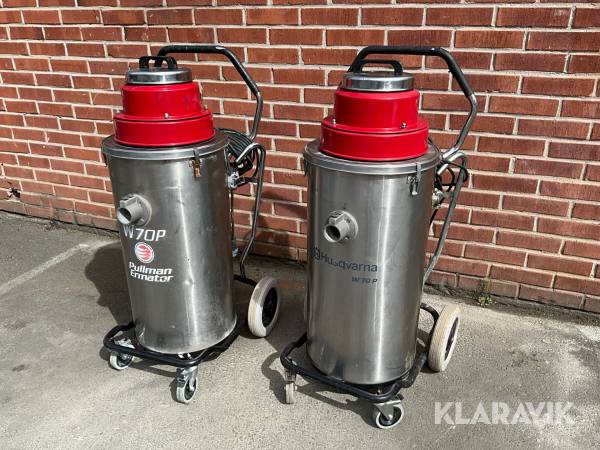 Våtsug Husqvarna / Pullman Ermator W70P 2 st
