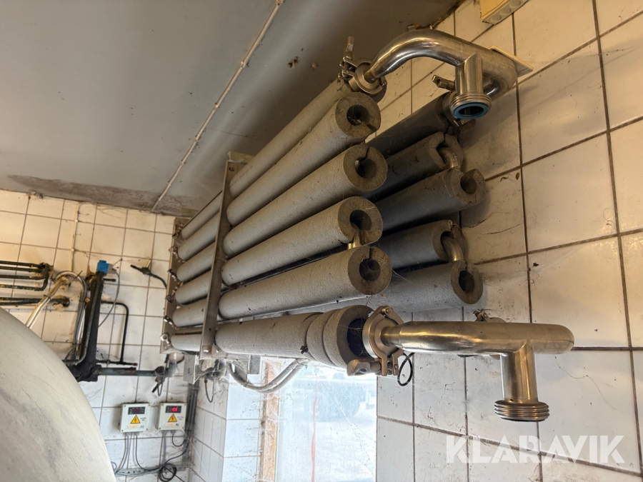 Förkylare rörverk till mjölk
