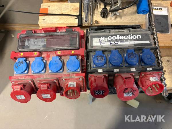 Byggcentraler 2st A-collections + Malmbergs 32A