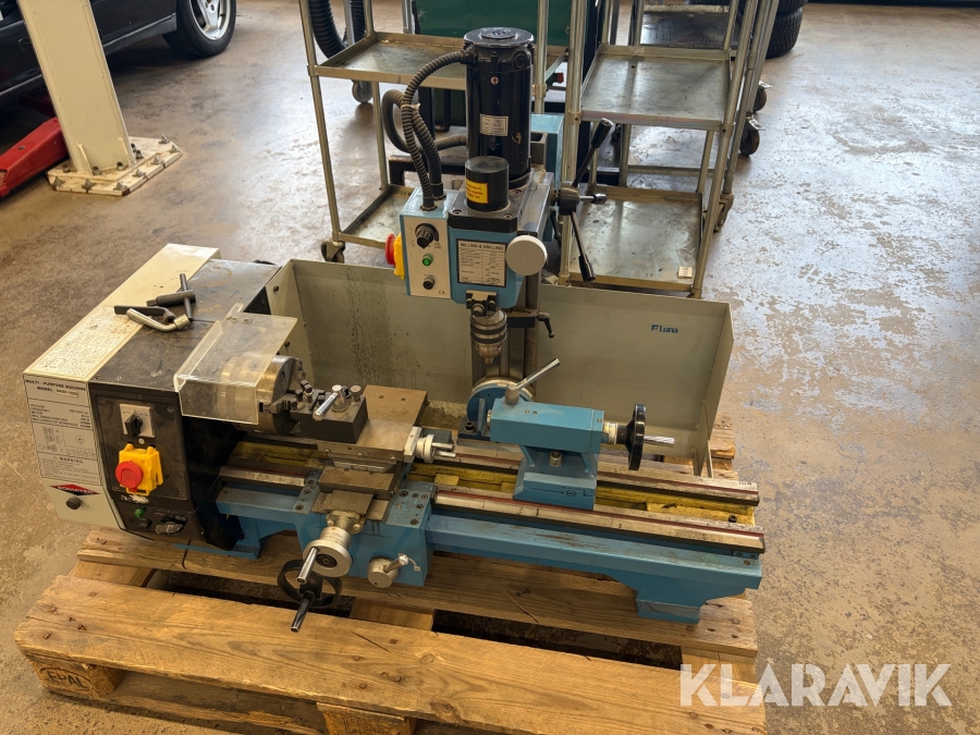 Borr och svarvmaskin Somatec SKSF 1022