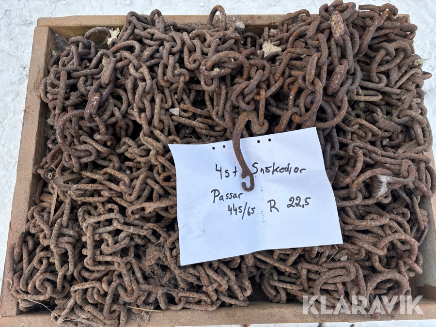 Kedjor 445/65 R 22,5 4 st