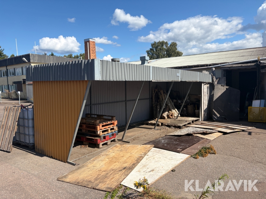 Plåtförråd/cykelgarage
