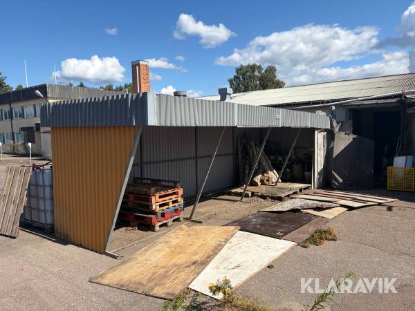Plåtförråd/cykelgarage