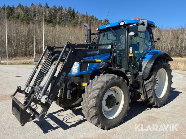 Traktor New Holland T6.140 4WD med frontlastare & frontlyft