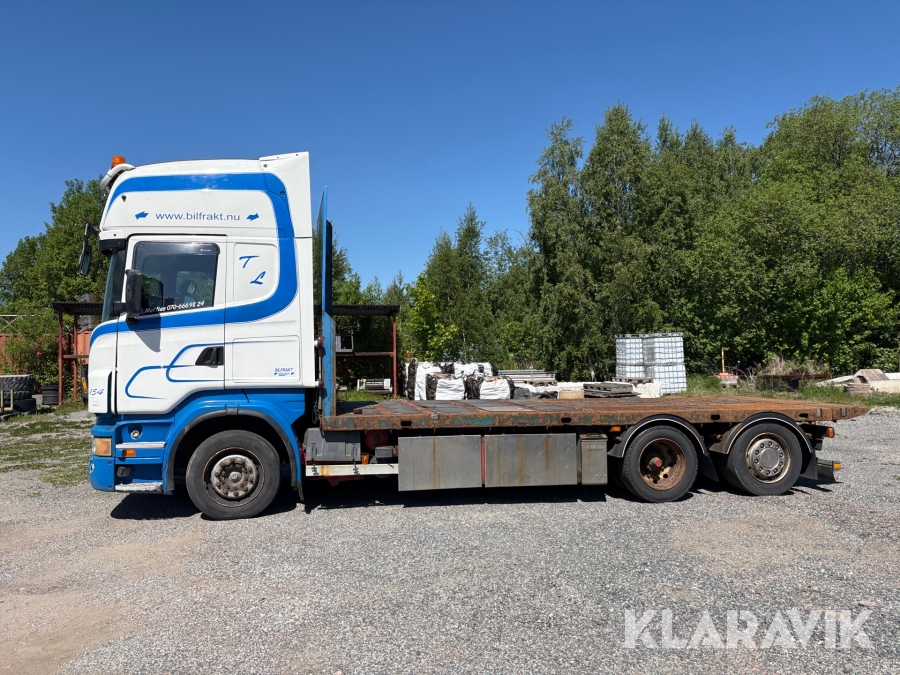 Flakbil Scania R480