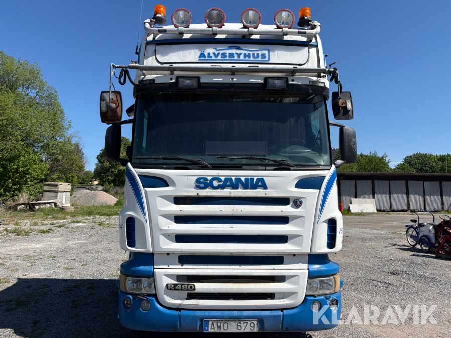 Flakbil Scania R480